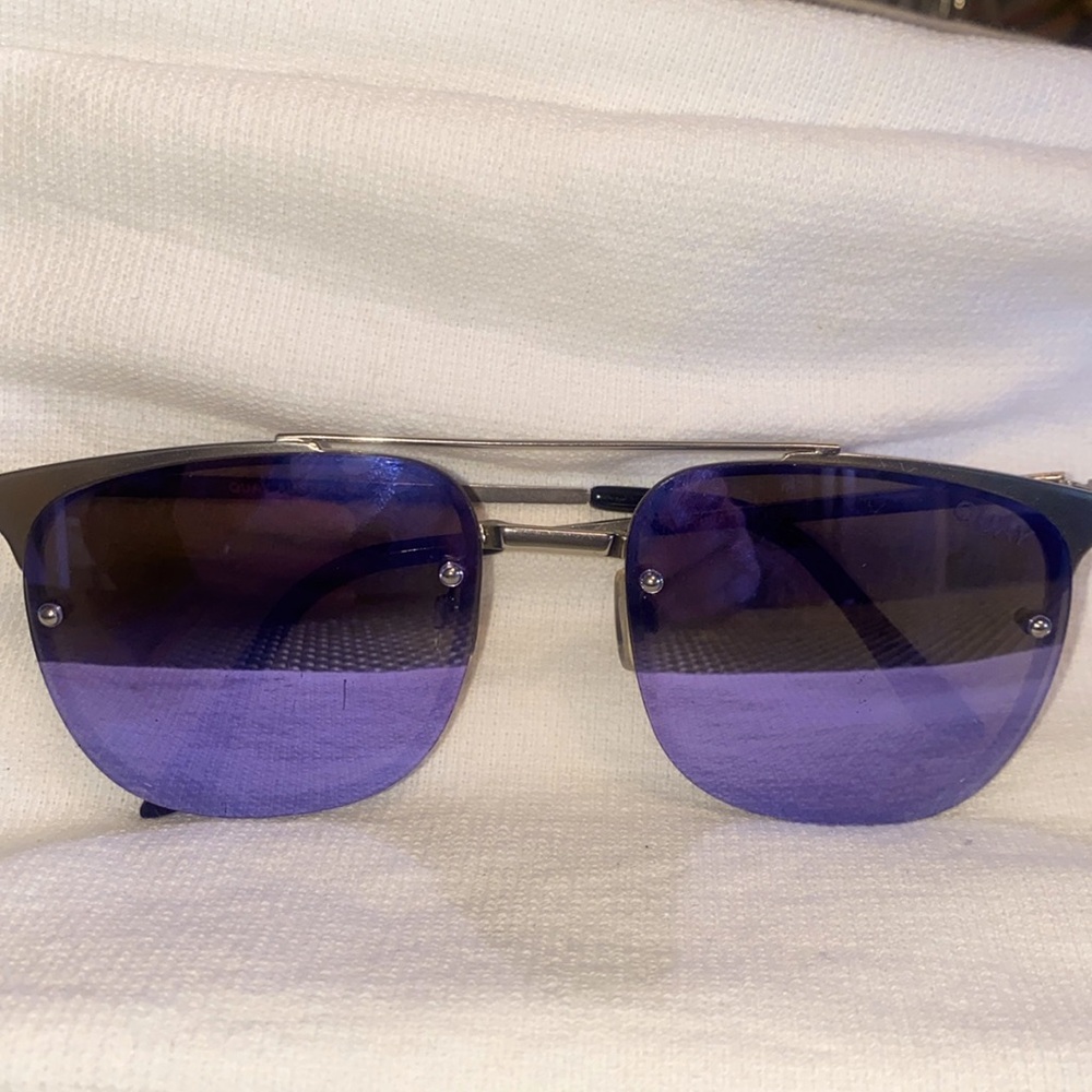 Quay Australia Purple Private Eyes Sunglasses unisex